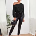 Asymmetrical Neck Knot Side Top